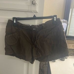 Union Bay Brown Cotton 3” Inseam Shorts